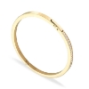 Billede af Bering Arctic Symphony armring stål gulddoublé m. krystal (170mm)