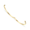 Billede af Bering Arctic Symphony armring stål gulddoublé m. krystal (190mm)