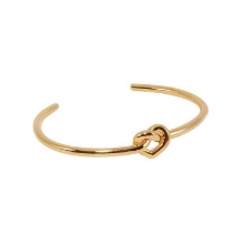 Billede af Jane Kønig Tied Heart armring forgyldt sølv (Medium - 61 mm)