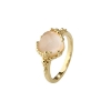 Billede af Aqua Dulce Grace Heart ring forgyldt sølv (str. 60)
