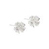 Billede af Aqua Dulce Clover Big øreringe sølv