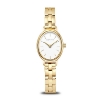 Billede af Bering Classic Oval dameur stål gulddoublé 20mm 3bar