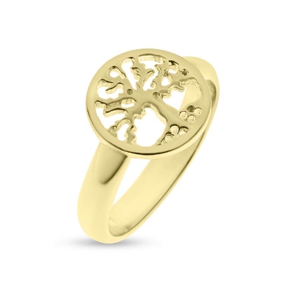 Billede af Ring Livets træ 14kt