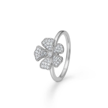 Billede af Mads Z "Fleur" ring sølv m. cz (str. 54)