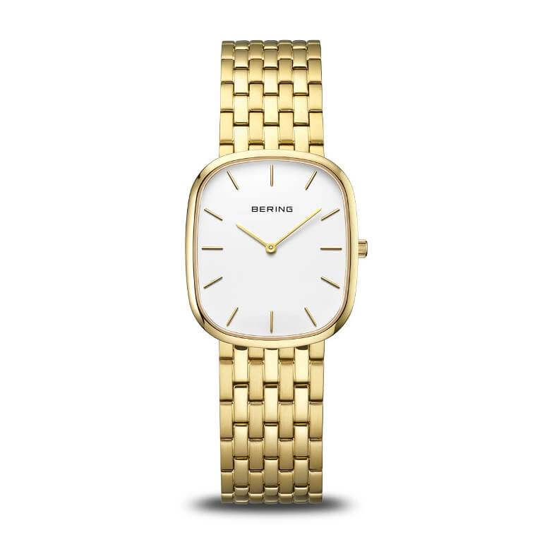 Billede af Bering Classic dameur stål gulddoublé 26mm safirglas 5ATM
