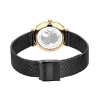 Billede af Bering Classic dameur guldoublé sort mesh 29mm 3atm