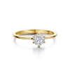 Billede af Spirit Icons Selina (M) ring forgyldt sølv m. cz (str. 56)
