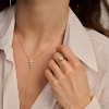 Billede af Spirit Icons Selina (L) ring forgyldt sølv m. cz (str. 48)