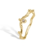 Billede af By Birdie Zenith Single ring 14 karat guld m. 0,05 ct. diamant (str. 59)