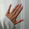 Billede af By Birdie Zenith FW Keshi ring 14 karat guld m. perle + diamant (str. 57)