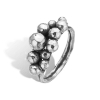 Billede af By Birdie Rose Buds Silver Cluster-11 ring sølv (str. 53)