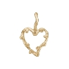 Billede af By Birdie Zenith Open Heart vedhæng 14 karat guld