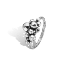 Billede af By Birdie Rose Buds Silver Cluster-14 ring sølv (str. 59)