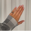 Billede af By Birdie Urban Harlem Buds-3 ring polished sølv m.14kt (str. 56)