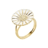 Billede af Lund Copenhagen Marguerit ring 18 mm forgyldt sølv (str. 51)