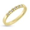 Billede af Alliancering i 14 kt. m. diamanter 5* 0,02 w/vs.