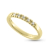 Billede af Alliancering i 14 kt. m. diamanter 5* 0,02 w/vs.