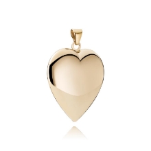 Billede af Hjerte 30x30mm (hult)  8kt