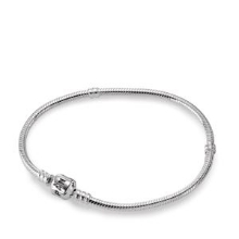 Billede af Pandora Armbånd sølv P-lås, 17 cm