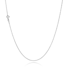 Billede af Kæde anker facet 14kt hvg t 0,40 42cm