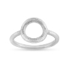 Billede af Ring Circles 11 mm. 925s (overflade sand)