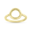 Billede af Ring Circles 11 mm. 925s forgyldt (overflade sand) 