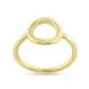 Billede af Ring Circles 11 mm. 14 kt. (overflade sand eller blank)