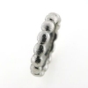 Billede af Ring kugler hele vejen rundt, br. 3,7 mm. massiv, str. 60-69. 925 s.