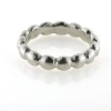 Billede af Ring kugler hele vejen rundt, br. 3,7 mm. massiv, str. 60-69. 925 s.