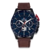 Billede af Tommy Hilfiger Bank herreur brun læderrem 44mm 5bar