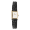 Billede af Daniel Wellington Bound Mini Gold dameur stål sort læderrem 3bar 17mm