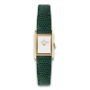 Billede af Daniel Wellington Bound Mini Gold dameur stål grøn læderrem 3bar 17mm