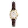 Billede af Daniel Wellington Ophelia Mini Gold dameur brun læderrem 3bar 22mm