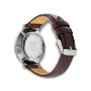 Billede af Daniel Wellington Classic Silver herreur stål brun læderrem 3bar 40mm