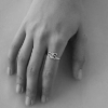 Billede af Maria Black 'SIS Collet' ring sølv (str. 56)