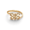 Billede af Maria Black 'SIS Collet' ring forgyldt sølv (str. 58)