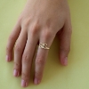 Billede af Maria Black 'SIS Collet' ring forgyldt sølv (str. 60)