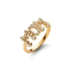 Billede af Maria Black 'MOM Collet' ring forgyldt sølv (str. 52)