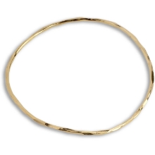 Billede af ENAMEL Copenhagen Organic Arena armring forgyldt sølv (65 mm)