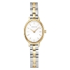 Billede af Bering Classic Oval dameur stål gulddoublé 20mm 3bar