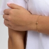Billede af Studio Z "Amour Heart" armbånd forgyldt sølv (16+2 cm)