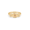 Billede af Studio Z "Solara" ring forgyldt sølv m. cz (str. 50-60)