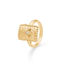 Billede af Studio Z "Liora" ring forgyldt sølv m. cz (str. 58)