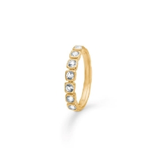Billede af Studio Z "Elera Small" ring forgyldt sølv m. cz (str. 60)