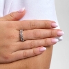 Billede af Studio Z "Elera Large" ring sølv m. cz (str. 54)