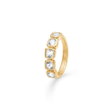 Billede af Studio Z "Elera Large" ring forgyldt sølv m. cz (str. 50)