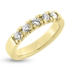 Billede af Allia. ring, 5* 0,10 w/vs. 14 kt. (br. 3,7-tk. 2,2 mm.)