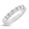 Billede af Allia. ring, 5* 0,10 w/pi. sølv 925s. (br. 3,7-tk. 2,2 mm.)