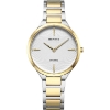 Billede af Bering Classic Diamond dameur stål gulddoublé 34mm 10bar