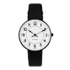Billede af Arne Jacobsen ur - Station - hvid 34mm